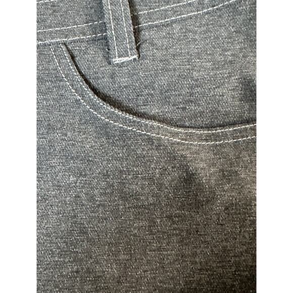 Kuhl Skort Women's 4 Gray Hiking Camp Skirt Zip Pockets Stretch - Picture 6 of 16